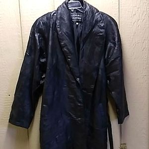 100% Leather Coat!